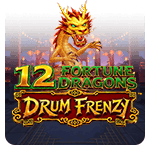 12 Fortune Dragons Drum Frenzy