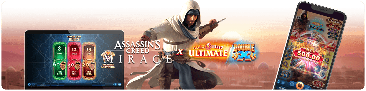 Assassins Creed Mirage x Gold Blitz Ultimate DOUBLE X