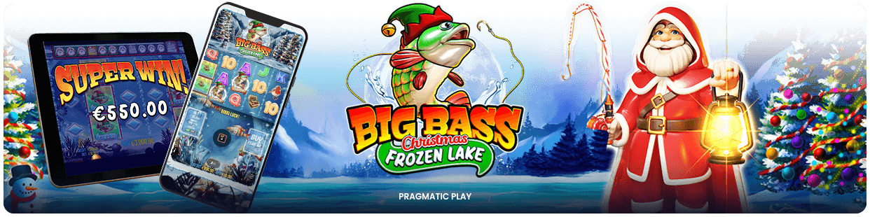Big Bass Christmas Frozen Lake