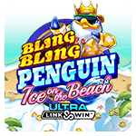 Bling Bling Penguin Ice On The Beach
