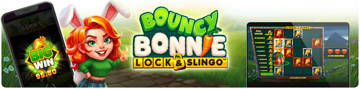 Bouncy Bonnie Lock and slingo by Slingo