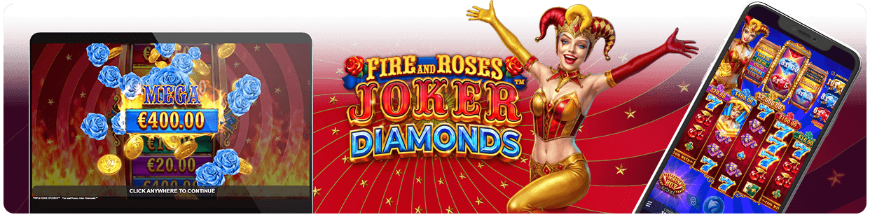 Fire and Roses Joker Diamonds by Microgaming