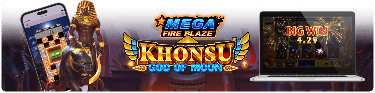 Mega Fire Blaze Khonsu God Of Moon Power Play