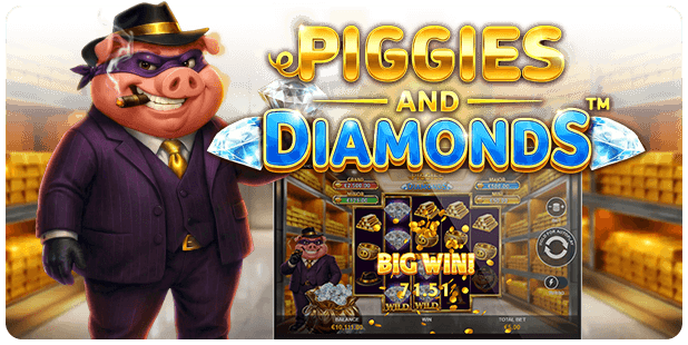 PIGGIES AND DIAMONDS by Playtech