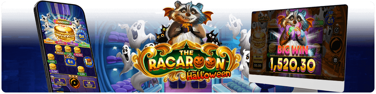 THE RACAROON HALLOWEEN by Playtech
