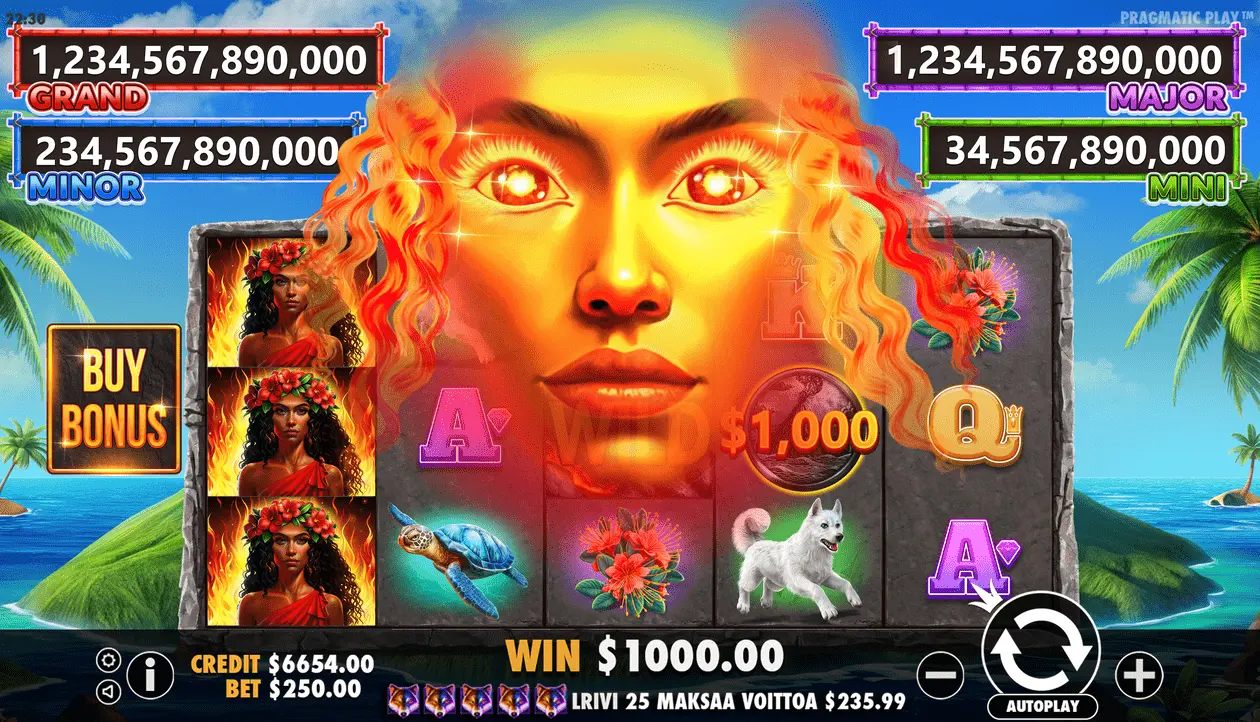 Big Win en Volcano Goddess